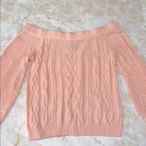 New York & company off the shoulder sweater